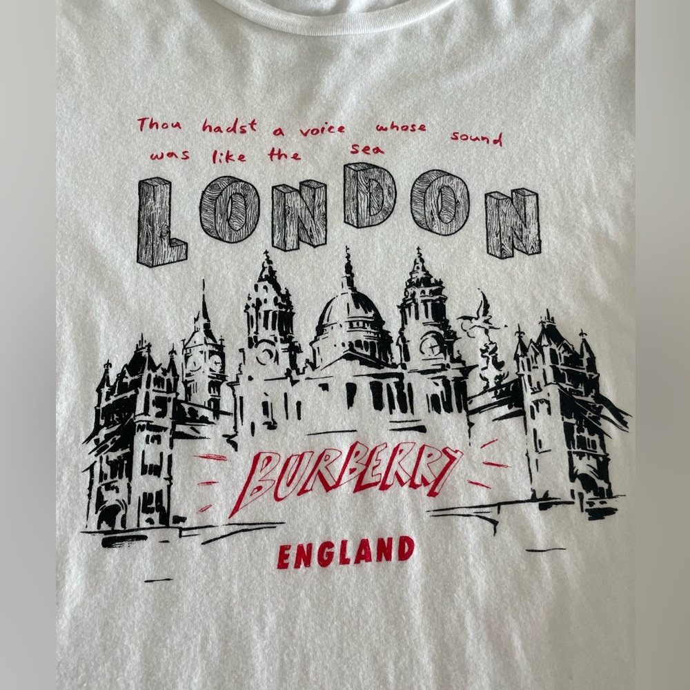 Burberry tee worn total of 3 times